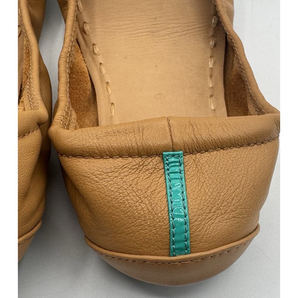 Tieks Gavrieli Ballet Flats Sz 9 M Camel Tan Nappa Leather Foldable Shoes Travel - Picture 14 of 16